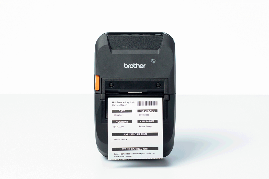 Brother RJ-3250WBL robusni mobilni pisač naljepnica